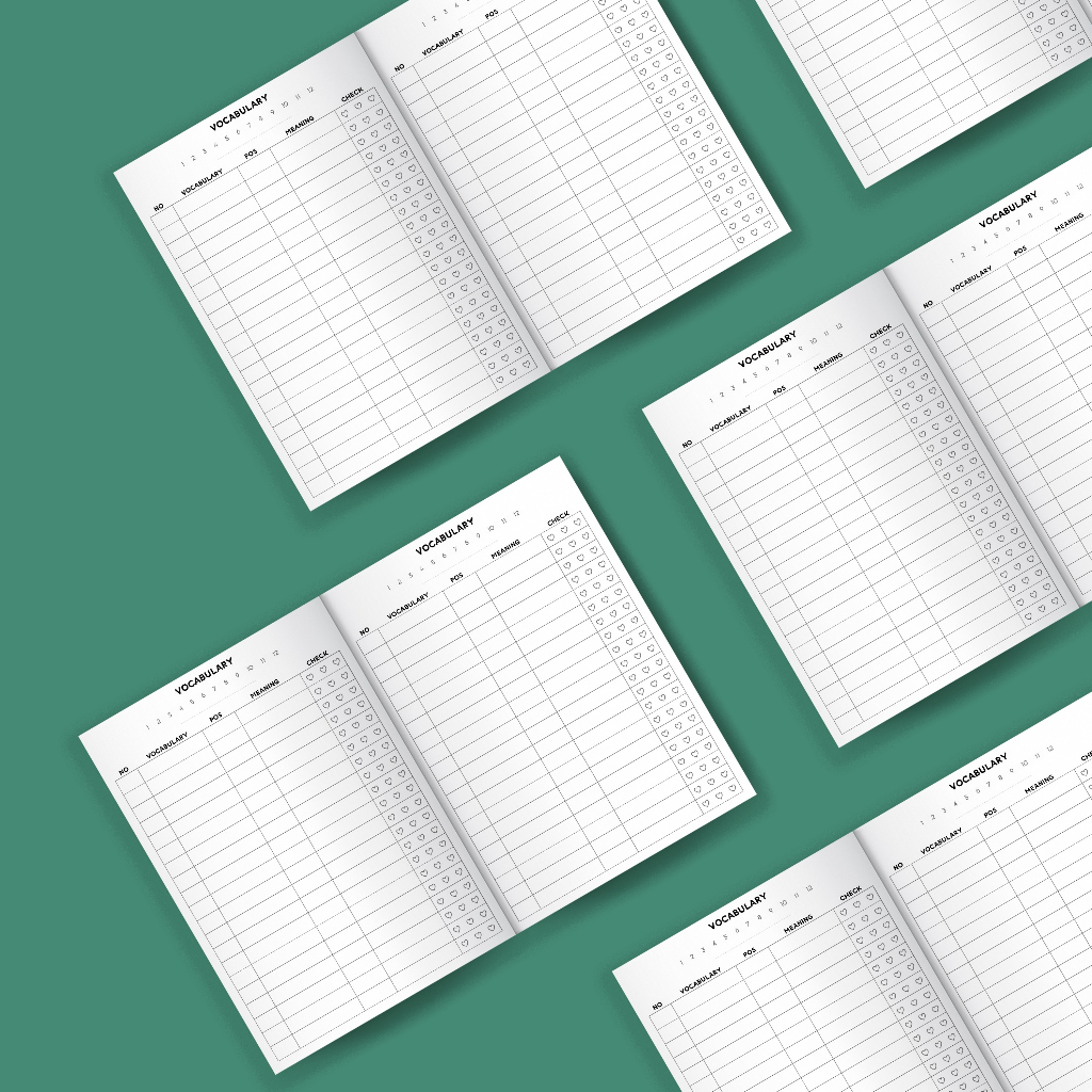 สมุดจดคำศัพท์  VOCABULARY