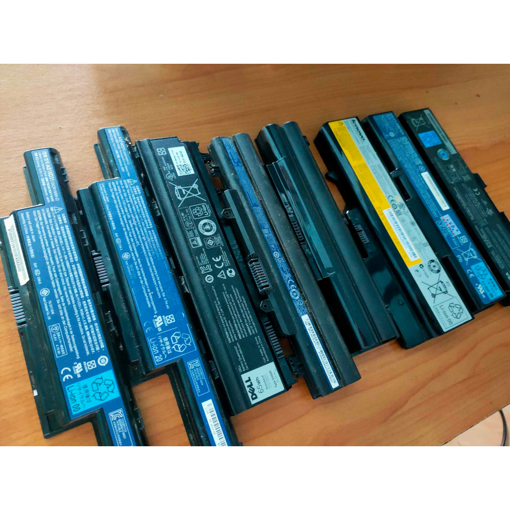 ถ่านชาร์จ 16650/18650 มือสอง / แบตโน๊ตบุ๊คงานช่าง