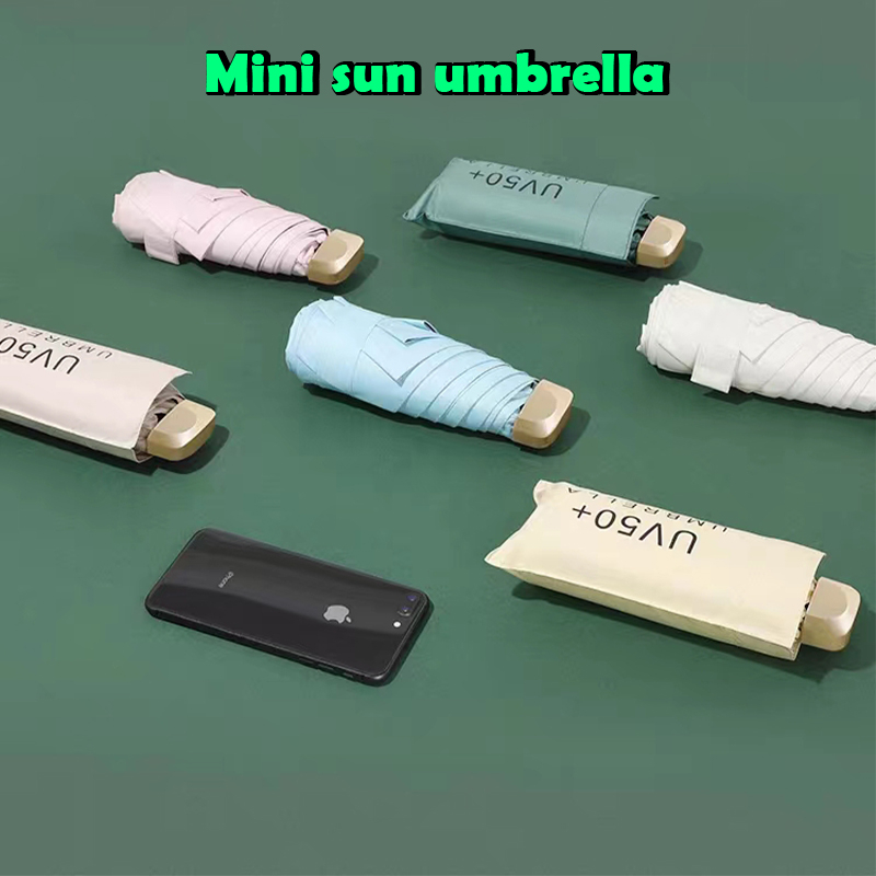 J335 สีทึบไม่มีลาย พับมินิสีพื้น กันuv น้ำหนักเบา กันแดด พกพาสะดวก ขนาดเล็ก
