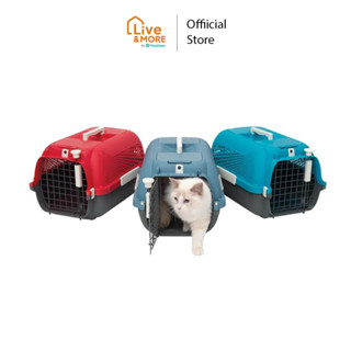 Catit Cat Carrier กรงเดินทางแมว กรงขึ้นเครื่องบิน มีช่องใส่น้ำและอาหาร มีให้เลือก 3 สี (เล็ก-กลาง)