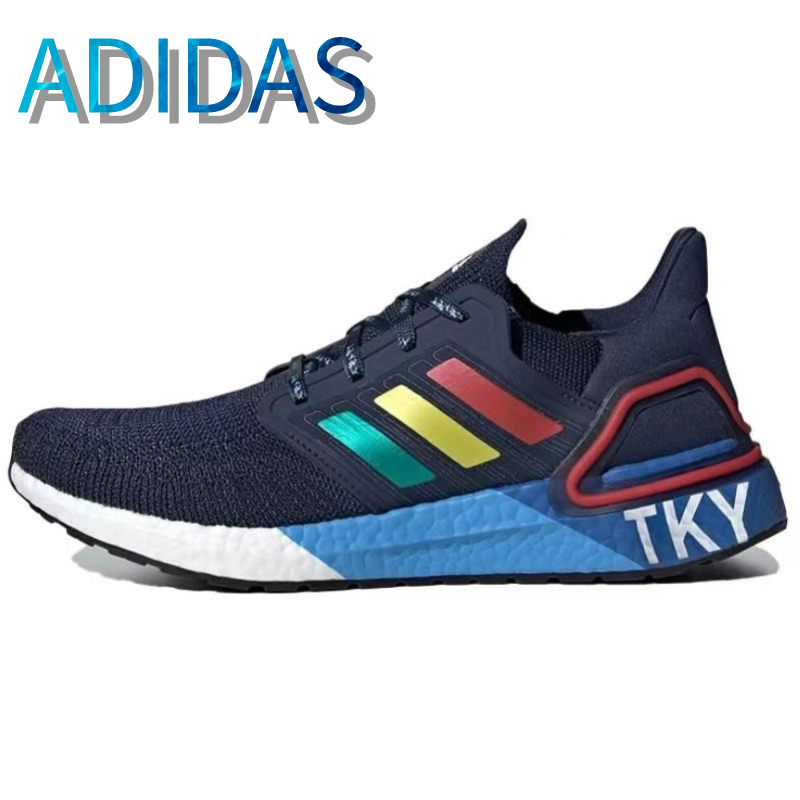 adidas Ultraboost 20 Tokyo Low Top Running Shoes Unisex สีน้ำเงิน
