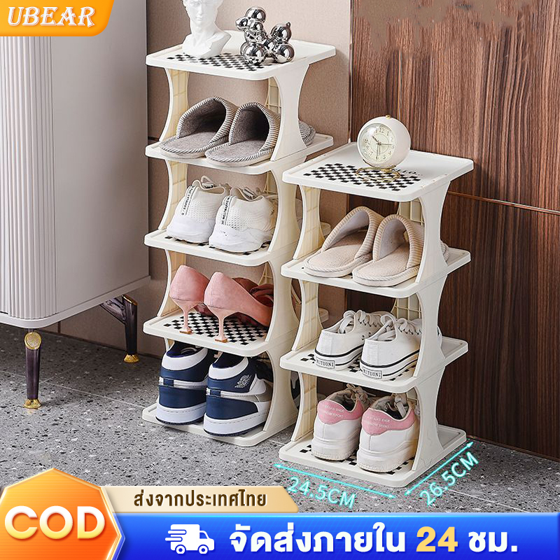UBEAR ชั้นวางรองเท้า 7/8/9 ชั้น ประหยัดพื้นที่ มีให้เลือกหลากหลายชั้น ที่เก็บรองเท้า