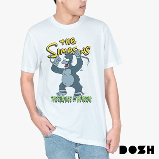 DOSH UNISEX T-SHIRTS THE SIMPSONS เสื้อยืดคอกลม แขนสั้น ผู้ชาย-ผู้หญิง FSIMT5097-OW