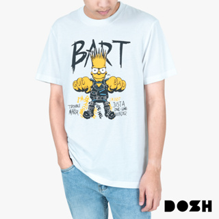 DOSH UNISEX T-SHIRTS THE SIMPSONS เสื้อยืดคอกลม แขนสั้น ผู้ชาย-ผู้หญิง FSIMT5096-OW