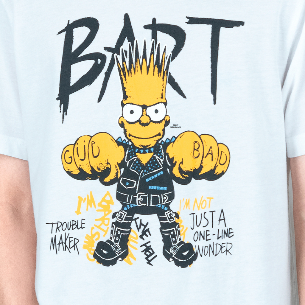 DOSH MEN'S T-SHIRTS THE SIMPSONS เสื้อยืดคอกลม แขนสั้น ผู้ชายFSIMT5096-OW