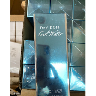 อิมพอร์ตหิ้ว พร้อมส่ง DAVIDOFF COOLWATER WOMAN ▪️100ml  ▪️ กล่องซีล ▪️ 1,250.- ▪️ ส่งฟรี