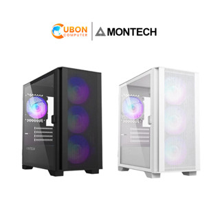 CASE (เคส) MONTECH AIR 100 ARGB BLACK/WHITE (MICRO-ATX)