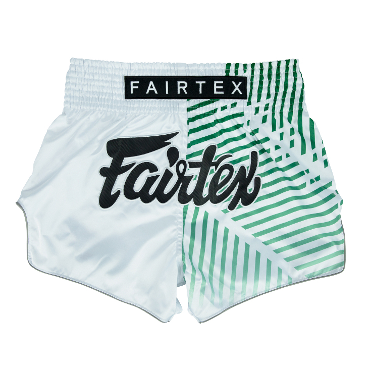 Fairtex กางเกงมวย กางเกงมวยไทย รุ่นพิเศษ BS1923 Fairtex Muay Thai Shorts - Racer White (ขาว)