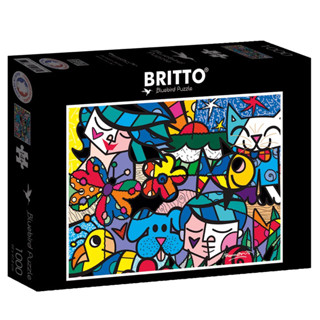 พร้อมส่ง-จิ๊กซอว์ Britto Garden🎨แบรนด์ Bluebird jigsaw puzzle 1000 ชิ้น