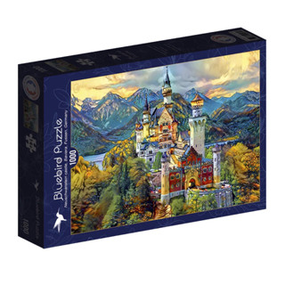 พร้อมส่ง-จิ๊กซอว์ ปราสาท Neuschwanstein castle🏰แบรนด์ Bluebird jigsaw puzzle 1000 ชิ้น