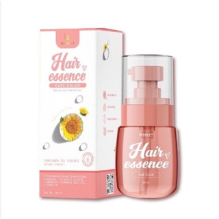 แพ็คเกจใหม่ล่าสุด (สีชมพู) แฮร์เอสเซ้นส์ สูตรล็อคสีผม Double T Hair Essence Care Color 30ml. (93831)