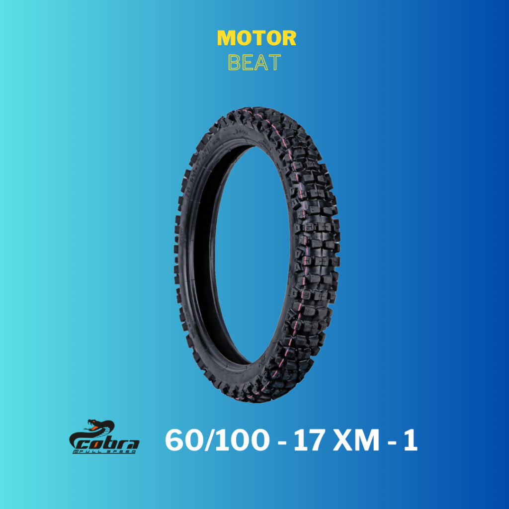 ยางนอกลายวิบาก 2.25 - 17 (Cobar) ยางนอกมอเตอร์ไซค์ 2.25 - 17 (60/100-17) XM-1 (ลายวิบาก)