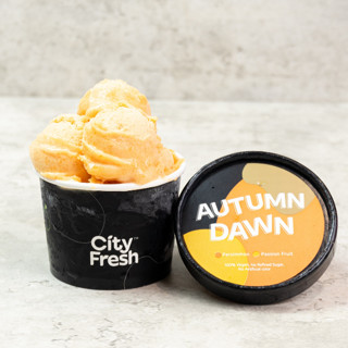 CityFresh ไอศกรีมซอร์เบต์ สูตร Autumn Dawn Premium Sorbet