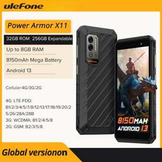 Ulefone Power Armor X11 Rugged Phone 8150 mAh 8GB RAM 32GB ROM Waterproof Smartphone NFC