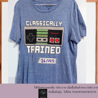 เสื้อยืด nintendo แท้ สำหรับผู้ชาย สินค้าคัดพิเศษ คุณภาพ