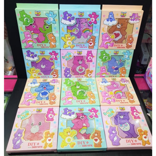 คริสตัลสติกเกอร์ CAREBEAR มีกรอบ ปักเพชร ครอสติส คริสตัล DIY Crystal Sticker พร้อมอุปกรณ์ JP-110