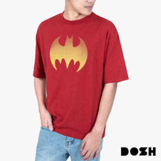 DOSH OVERSIZED SHORT SLEEVE T-SHIRTS SUPERMAN เสื้อยืดโอเวอร์ไซส์ FLBMT5001-RE