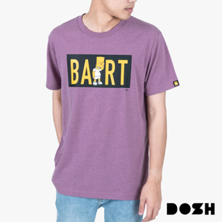 DOSH UNISEX T-SHIRTS THE SIMPSONS เสื้อยืดคอกลม แขนสั้น ผู้ชาย-ผู้หญิง FLSIMT5003-VI