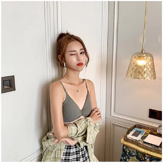 ชุดชั้นในหญิง sexy บราสปอร์แฟชั้น ครอปใหม่ล่าสุด มาแรง แบบสวม มีฟองน้ำด้านใน