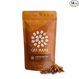 Oat Mama Lactation Tea: Chai Spice 14 Tea Bags exp.06/02/25 ชาข้าวโอ๊ต ชาสมุนไพรออร์แกนิกเพื่อช่วยเพิ่มปริมาณน้ำนม