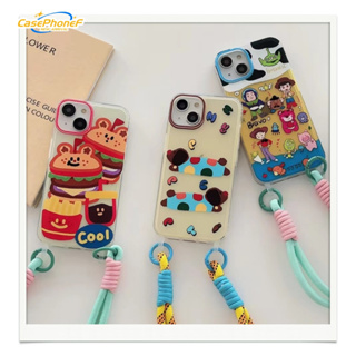 ✨ส่งของขวัญ✨เคส for iPhone 11 14 Pro Max Case for iPhone 12 13 ป้องกันการตก การป้องกัน พร้อม ระดับสูง การ์ตูน น่าสนใจ