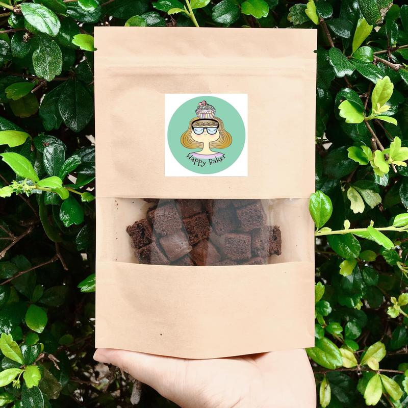 บราวนี่กรอบ บราวนี่ซีเรียล ขนมช็อคโกแลตหนึบ brownie อร่อย ขนาด 50 g.