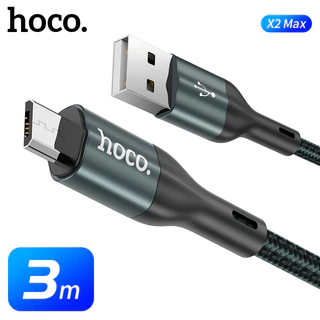 HOCO X2 Max สายชาร์จ 1, 2, 3 เมตร จ่ายไฟ 3A ถ่ายโอนข้อมูลได้ สำหรับ iOS / Micro / TC dataCable hc1