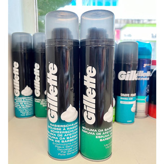 โฟมโกนหนวด Gillette Foamy Shaving Foam Cream - 300ml. (ขวดทรงสูง)