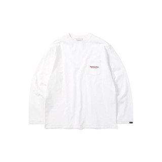 THISISNEVERTHAT TN223TTSLT08 L-Logo Pocket L/S WHITE