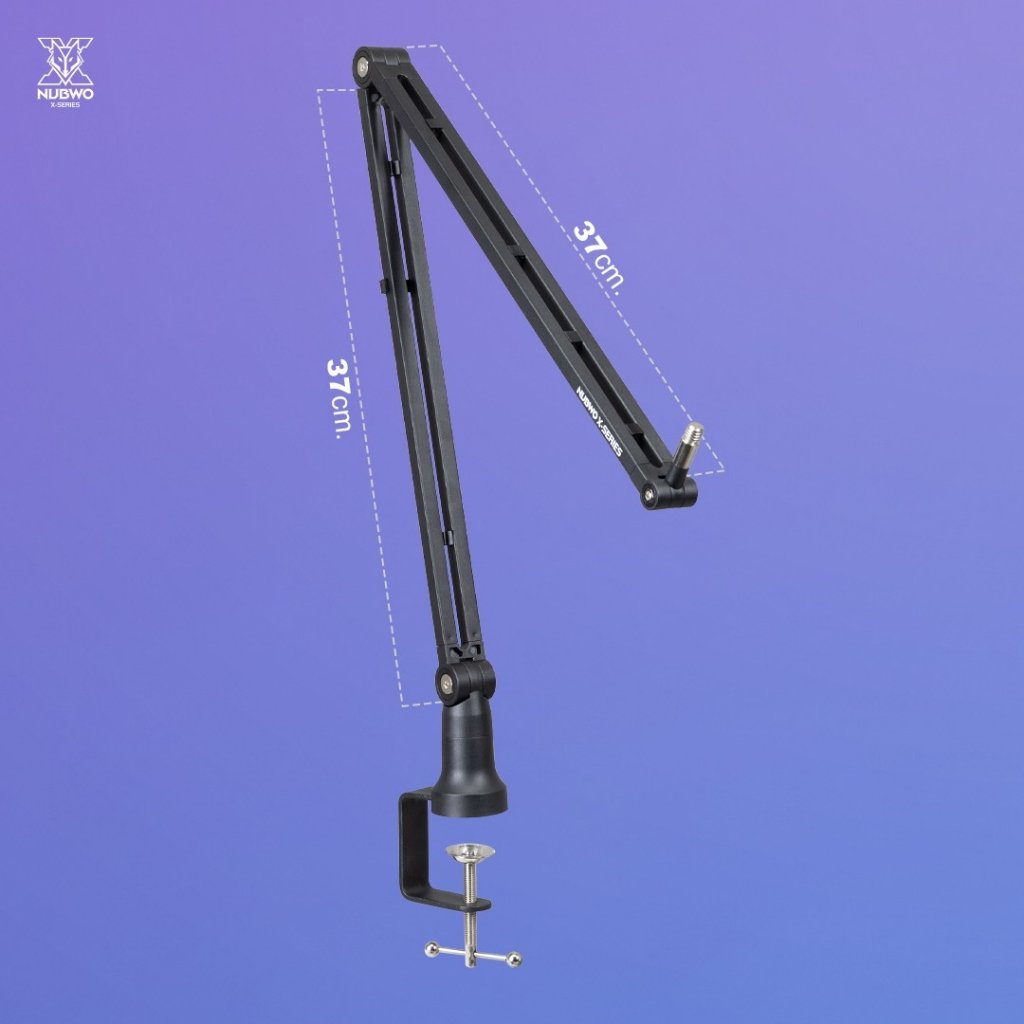 [ประกัน 15 วัน] NUBWO X601 RENTZ Microphone Boom Arm ขาจับไมโครโฟนยึดกับโต๊ะ ขาจับไมค์สำหรับสตรีมมิ่ง เก็บสายได้ - รูปที่ 4