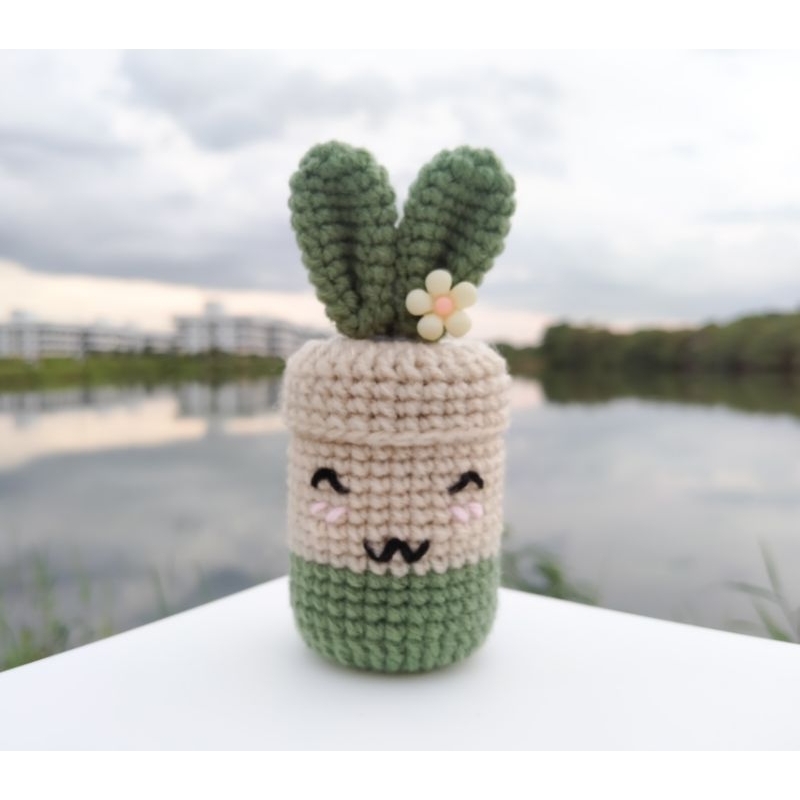 เคสยาดมหงส์ไทยลายกระต่ายเขียว