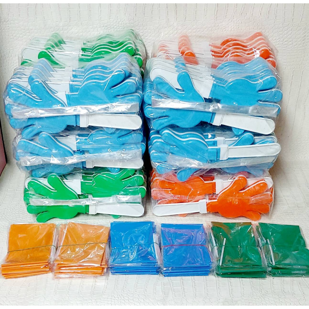 ร้านชัยชนะ มือตบเชียร์ใหญ่ อุปกรณ์กีฬา เจ้าแรกในไทย (เลือกสีได้)