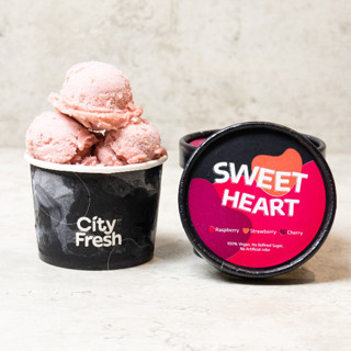 CityFresh ไอศกรีมซอร์เบต์ สูตร Sweetheart Premium Sorbet