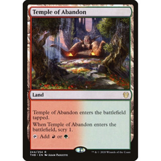 [MTG] Temple of Abandon [THB] [LAND] [RARE] [NORMAL] [ENG] (การ์ดเมจิค / Magic the Gathering)