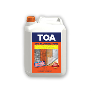 TOA 200 Flooring plus น้ำยาเคลือบเงาใสกันซึม สูตรน้ำ ขนาด 5 ลิตร