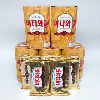 Butter Waffle 55g 135g วาฟเฟิลเนย วาฟเฟิลอบกรอบ บัตเตอร์วาฟเฟิล วาฟเฟิลเกาหลี ขนมเกาหลี 버터와플