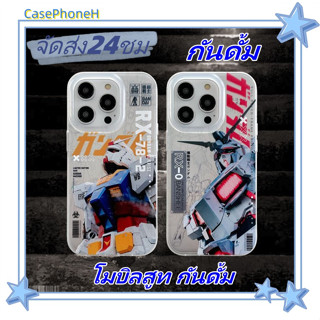 🚚จัดส่ง24ชม🚚เคสไอโฟน12 13 14 Pro For 11 บุคลิกภาพ กันดั้ม โมบิลสูท กันดั้ม เคส พาสะดวก ป้องกันการตก Case for iPhone