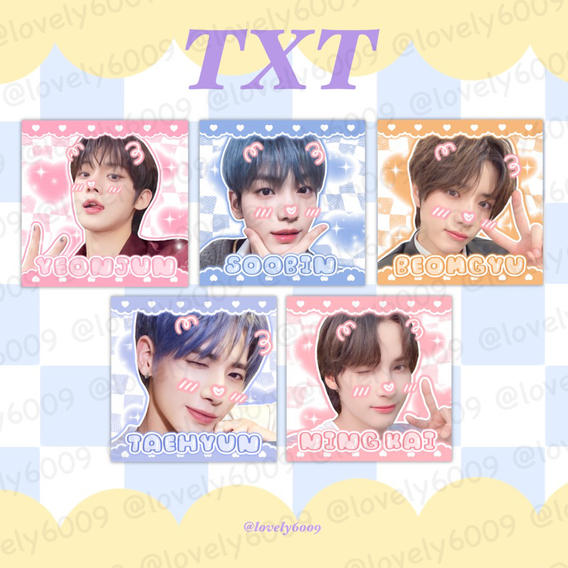 🌸stickers TXT🌸คละลายได้