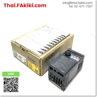 พร้อมส่ง, (B)Unused*, FR-D720S-0.1K Inverter, อินเวอร์เตอร์ สเปค 1PH AC200V, MITSUBISHI (66-008-319)