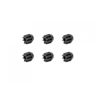 เฟืองคาบอน (ใส่หัวมอเตอร์) &lt;Tamiya 15453 - Carbon Reinforced 8T Pinion Gear (6pcs.)&gt;