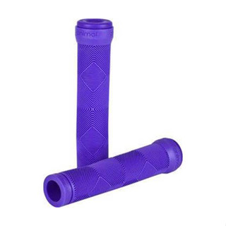 ปลอกมือจักรยาน BMX Animal Edwin V2 Flangeless BMX Grips Purple 165mm