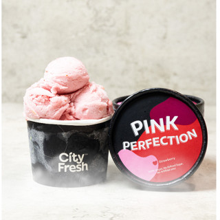 CityFresh ไอศกรีมซอร์เบต์ สูตร Pink Perfection Premium Sorbet