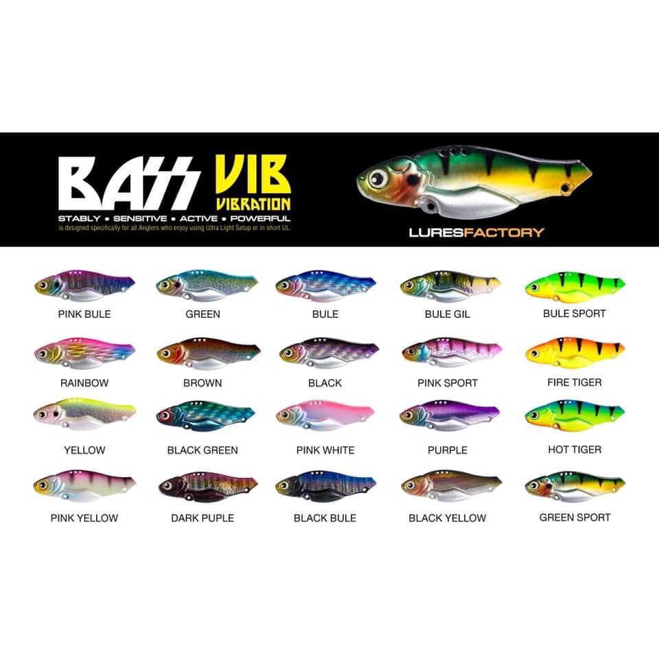 [📍 กรอกโค้ด JUL200LP ลดสูงสุด 10%] กระดี่ BASS VIB VIBRATION 10 กรัม