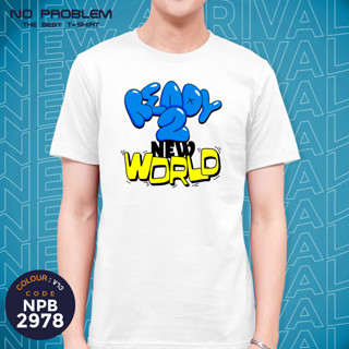 **สินค้าใหม่** เสื้อยืดพิมพ์ลาย No Problem ไซส์ใหญ่ ยอดขายดี อันดับ 1 - GRAPHIC TEE NPB.2978