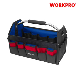 WORKPRO กระเป๋าเครื่องมือช่าง กระเป๋าเก็บเครื่องมือแบบพับได้ ขนาด 400 มม. (16") รุ่น WP281011