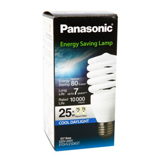 Panasonic หลอดประหยัดไฟ หลอดทอร์นาโด 25w แสงขาว (Daylight)