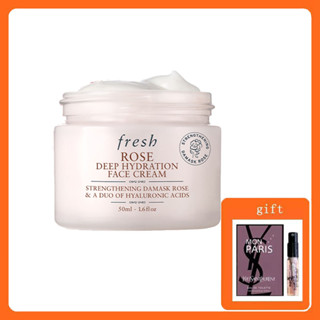 【100% authentic】Fresh /Rose Deep Hydration Face Cream 50ml Soothes the skin and provides moisture to the skin