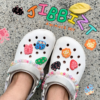 amuse stuff-jibbizt animuse ตัวติดรองเท้าcrocs ลายสัตว์โลกน่ารัก