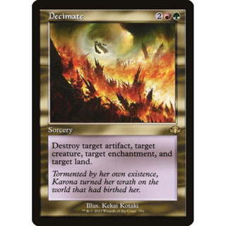 [MTG] Decimate [DMR] [MULTI] [RARE] [RETRO FRAME] [ENG] (การ์ดเมจิค / Magic the Gathering)