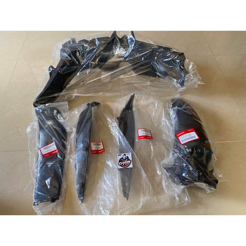 ชุดชิ้นดำWave125S/หัวเถิก แท้เบิกศูนย์Honda(5ชิ้น)📦